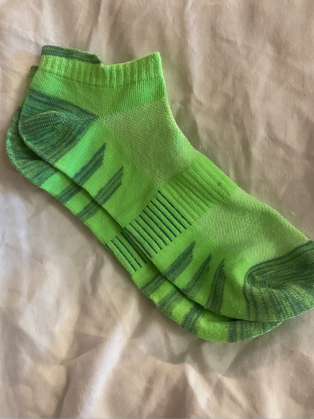 Neon Green Performance Low-Cut Socks